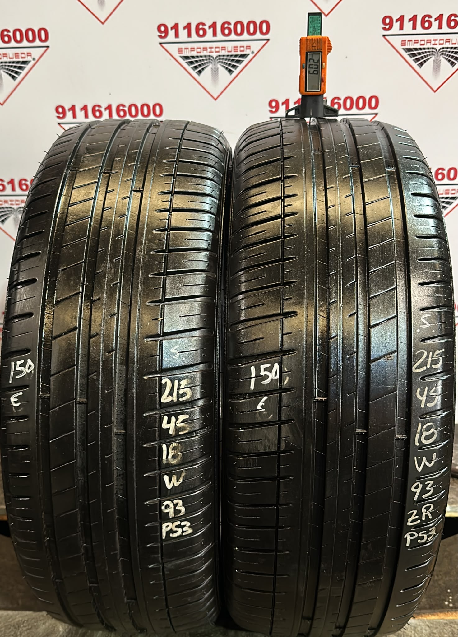 MICHELIN PILOT SPORT 3 USADO  215/45 R18 93 W